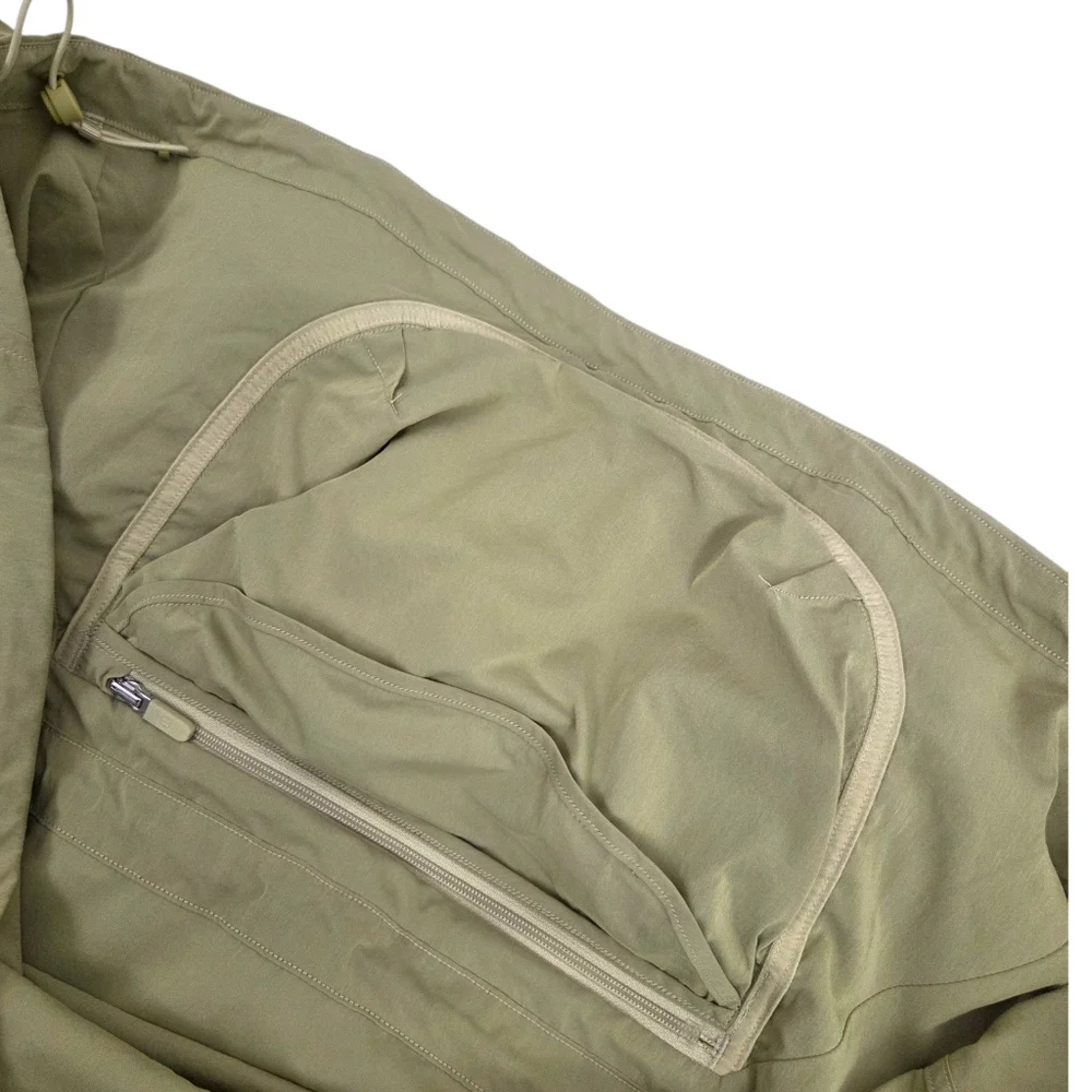 Lululemon Evergreen Anorak Packable Jacket Pullover Womens 8 Green Windbreaker - Picture 15 of 16